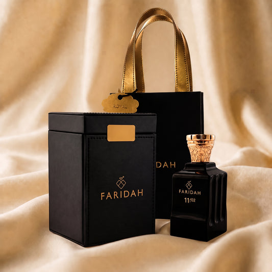 Faridah Royal 11.02 luxury perfume 100ml gift box packaging