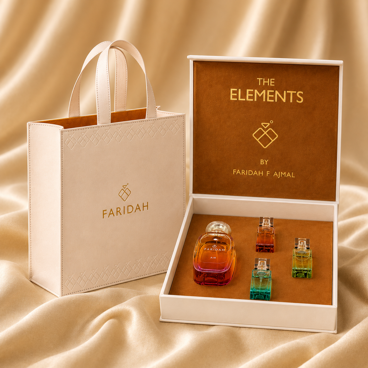 Air - The Elements Collection by Faridah in luxury gift bag - premium Arabic perfume gift packaging