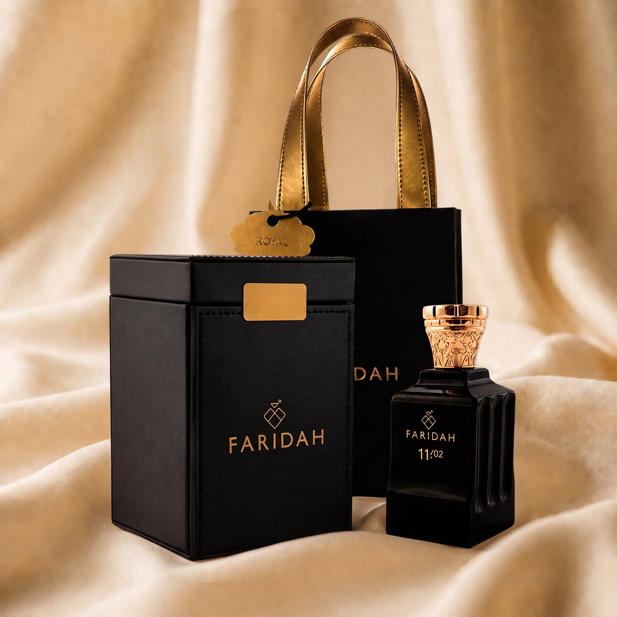 Faridah Royal 11.02 luxury perfume 100ml gift box packaging