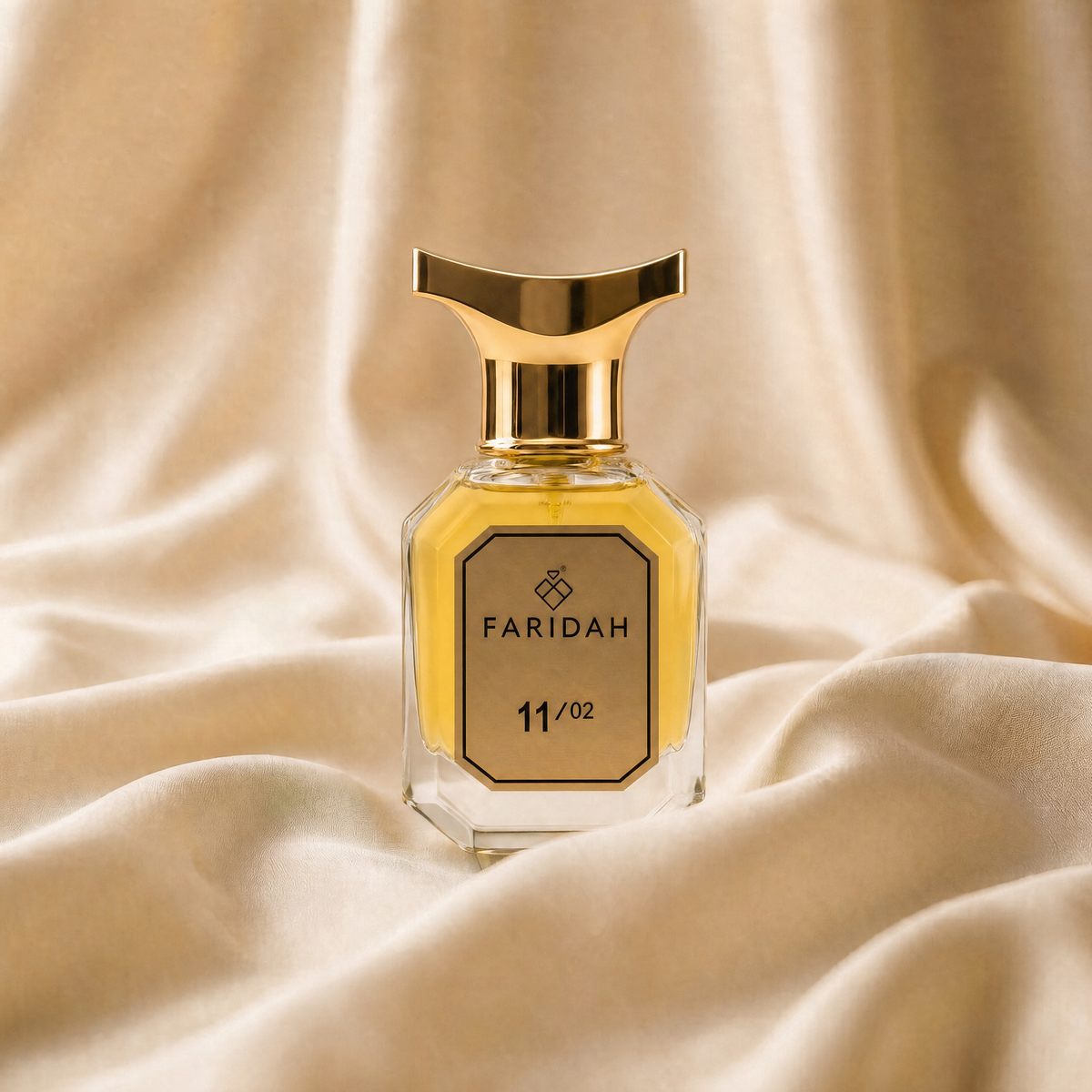 Faridah Royal 11/02 30ml luxury oud perfume travel bottle – citrus, rose and amber fragrance
