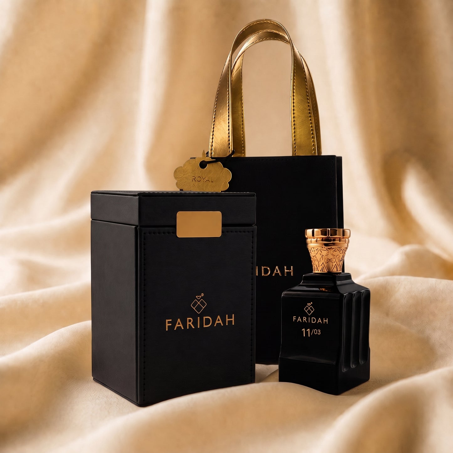 Faridah Royal 11.03 luxury perfume 100ml gift box packaging