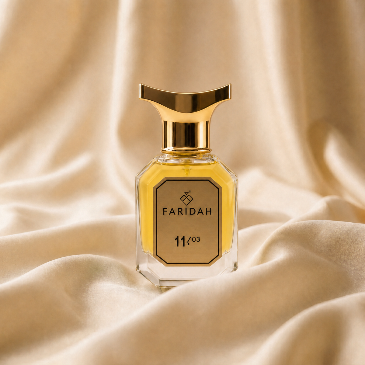 Faridah Royal 11/03 30ml luxury oud perfume travel bottle – saffron and Assam Oudh fragrance
