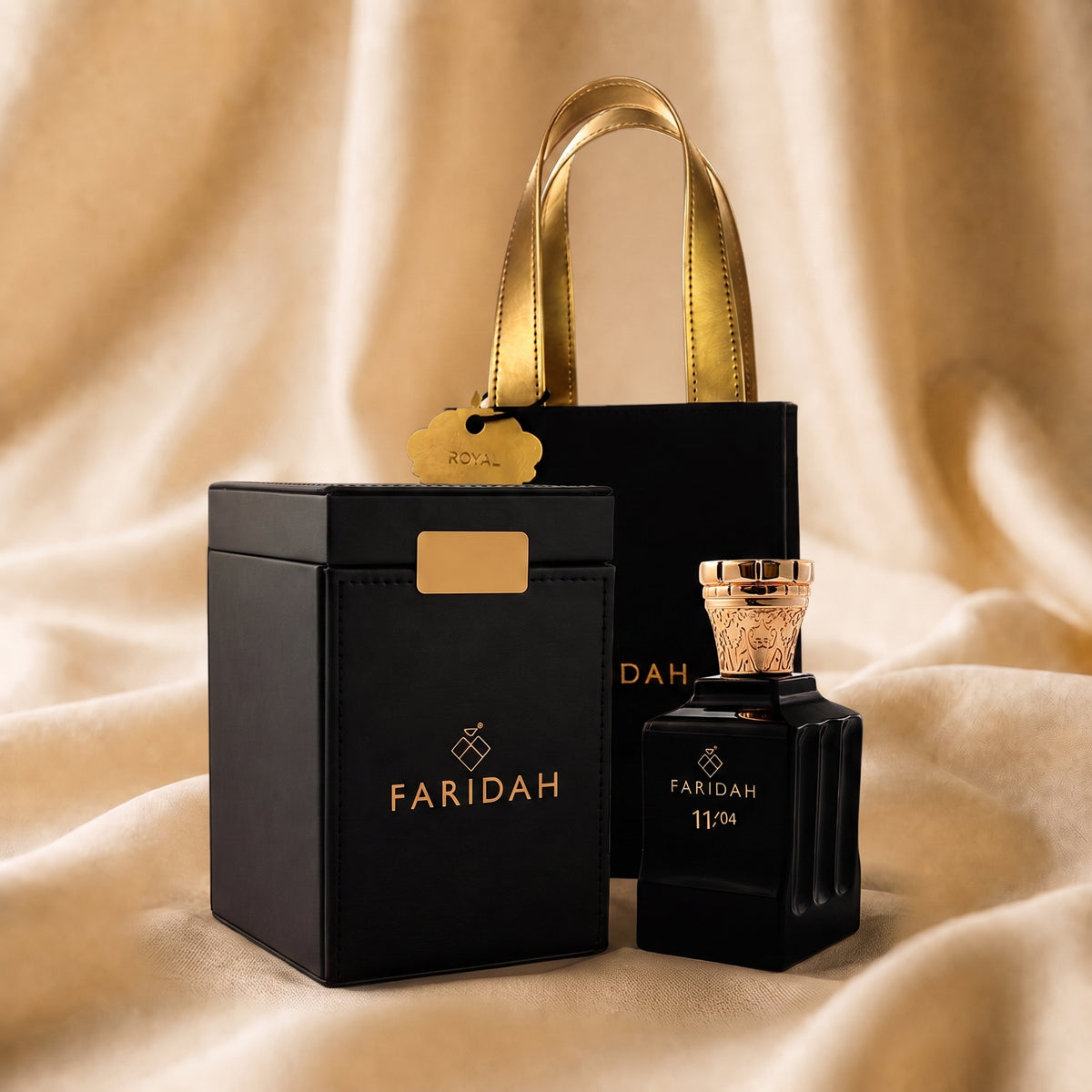 Faridah Royal 11.04 luxury perfume 100ml gift box packaging