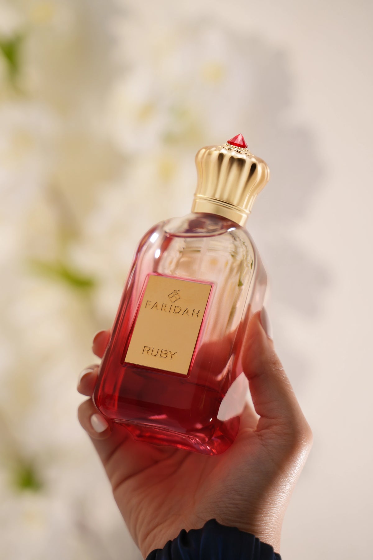 Ruby by Faridah Gems Collection perfume in luxury gift box for special occasions